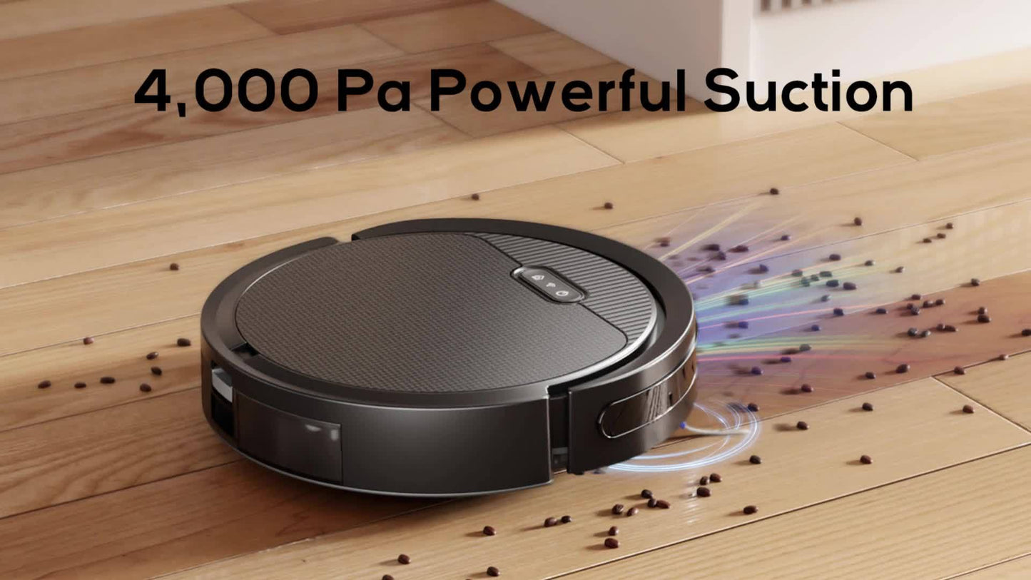 Robotstofzuiger – Robotstofzuiger Dweilrobot – Automatische Stofzuiger – Saugroboter – Dweilmachine – Wit 30,99x30,99x7,59 cm – 2-in-1 Stofzuigen & Dweilen – Gyroscopische Navigatie
