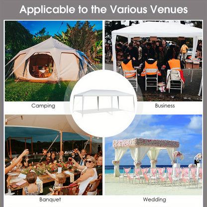3x6 Meter Canopy – Partytent – Paviljoen – Buitentent – Schaduwdoek – Waterdicht – Roestvrij Stalen Frame – Ventilatiesysteem – Wit