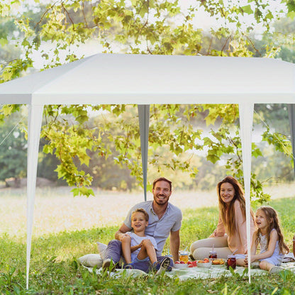 3x6 Meter Canopy – Partytent – Paviljoen – Buitentent – Schaduwdoek – Waterdicht – Roestvrij Stalen Frame – Ventilatiesysteem – Wit