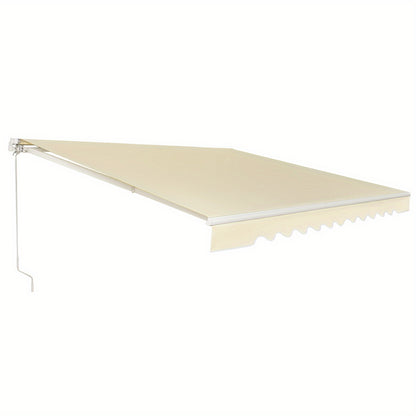 Zonnescherm – Zonnescherm Balkon – Verstelbaar Zonnescherm – Marktkraam Scherm – Aluminium Frame – 3x2,5 Meter – Handmatige Slinger