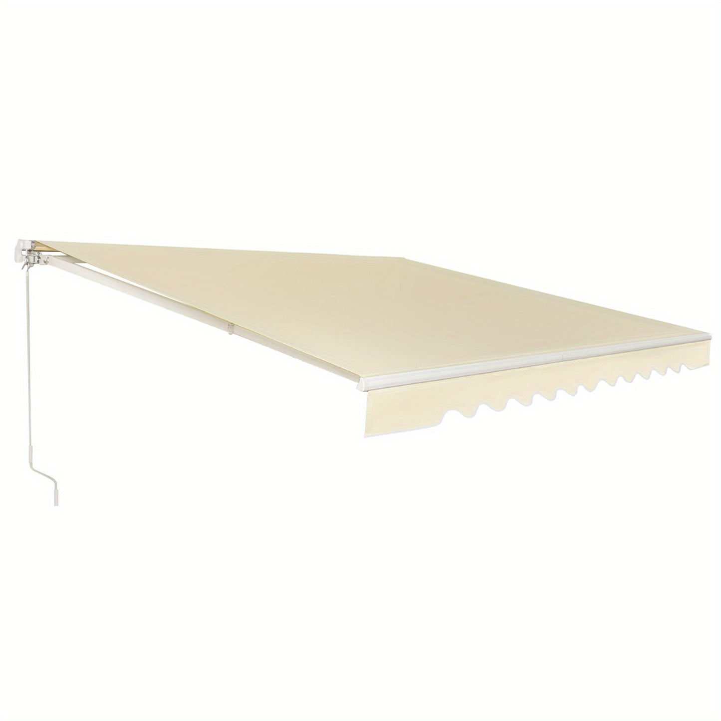 Zonnescherm – Zonnescherm Balkon – Verstelbaar Zonnescherm – Marktkraam Scherm – Aluminium Frame – 3x2,5 Meter – Handmatige Slinger