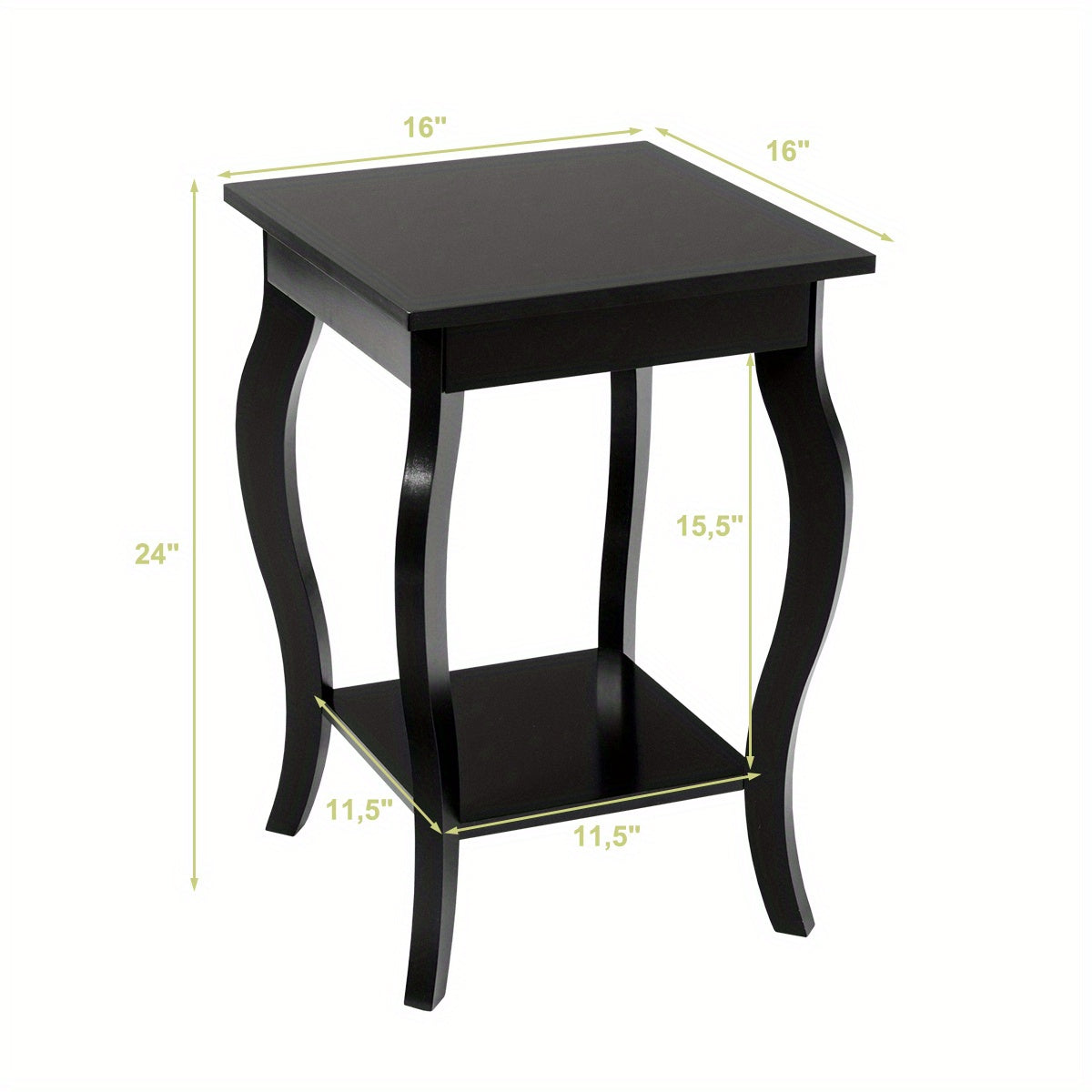 Nachtkastje – Bijzettafel – Ladekastje – Wandkast – Bedside Table – Industrieel Design – MDF Hout – 40x40x60 cm – Met Opbergrek
