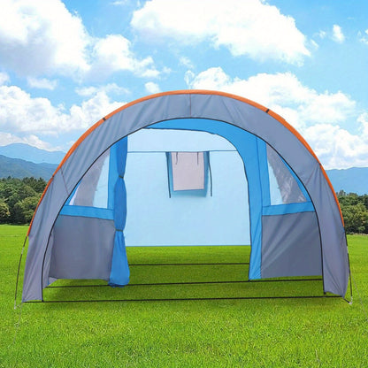 XXL Tunneltent – Kampeertent – Familietent – Groepstent – Outdoor Tent – Ruim Voor 4-6 Personen – Waterafstotend Polyester – Snelle Opzet