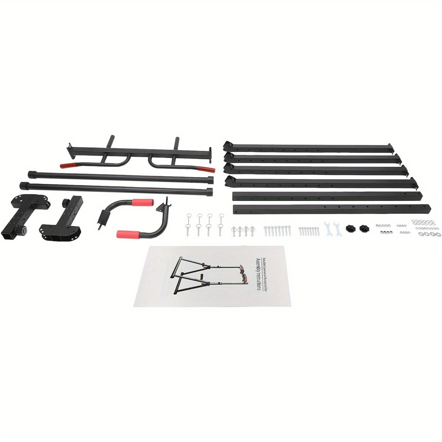 Multifunctionele Optrekstang – Pull-up Bar – Klimrek – Fitnessstang – Krachtstation – Verstelbare Hoogte – Driepoot Driehoekige Steun – Roestvrij Staal – Zwart