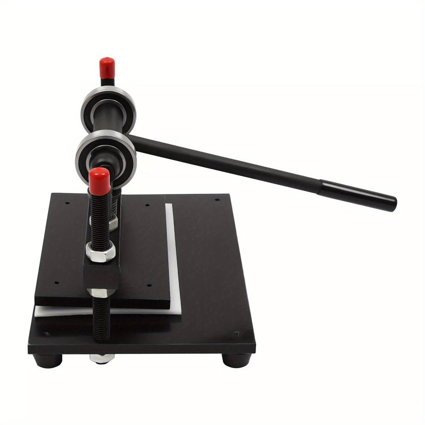 Handmatige Leren Snijmachine – Leer Snijder – Stoffen Snijmachine – Papier Snijder – Foam Snijmachine – 2 Ton Drukkracht – Instelbare Snijhoogte 4 cm – Zwart