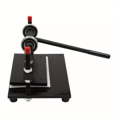 Handmatige Leren Snijmachine – Leer Snijder – Stoffen Snijmachine – Papier Snijder – Foam Snijmachine – 2 Ton Drukkracht – Instelbare Snijhoogte 4 cm – Zwart