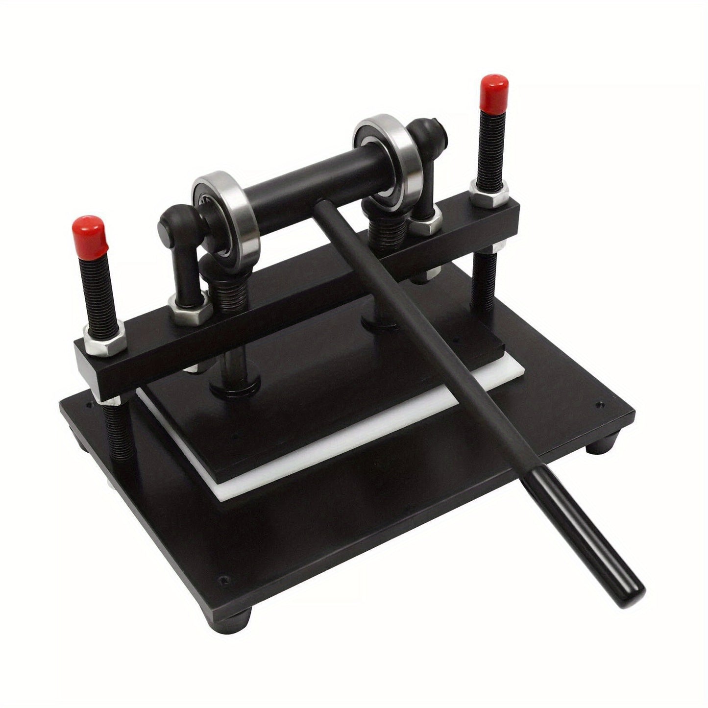 Handmatige Leren Snijmachine – Leer Snijder – Stoffen Snijmachine – Papier Snijder – Foam Snijmachine – 2 Ton Drukkracht – Instelbare Snijhoogte 4 cm – Zwart