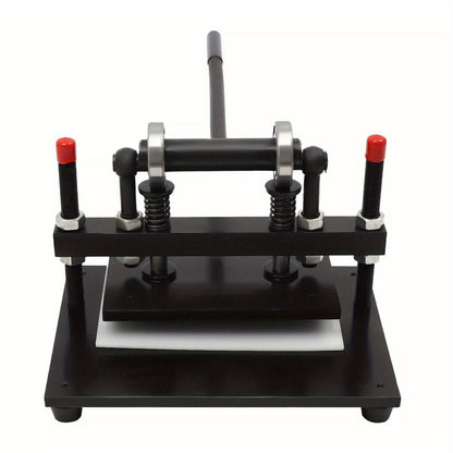 Handmatige Leren Snijmachine – Leer Snijder – Stoffen Snijmachine – Papier Snijder – Foam Snijmachine – 2 Ton Drukkracht – Instelbare Snijhoogte 4 cm – Zwart