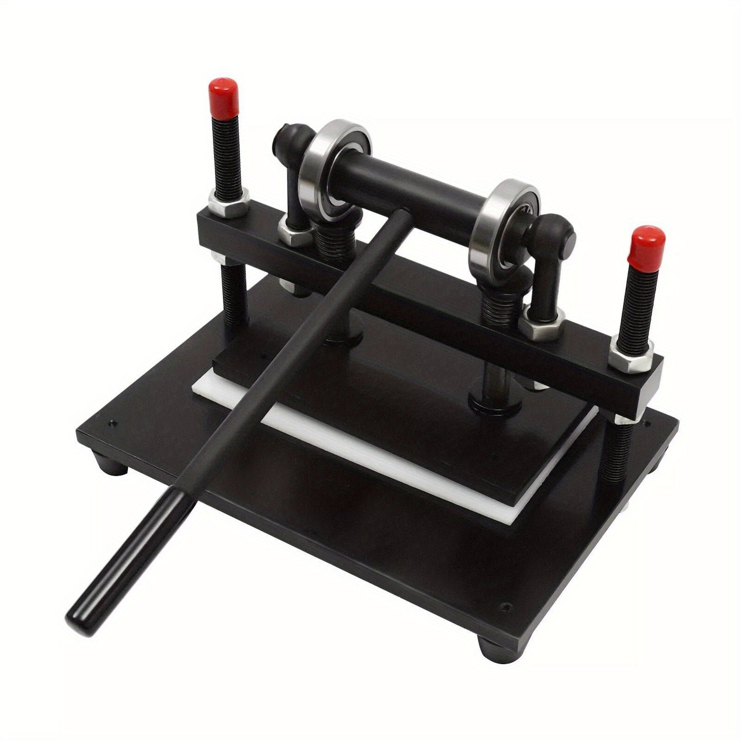 Handmatige Leren Snijmachine – Leer Snijder – Stoffen Snijmachine – Papier Snijder – Foam Snijmachine – 2 Ton Drukkracht – Instelbare Snijhoogte 4 cm – Zwart