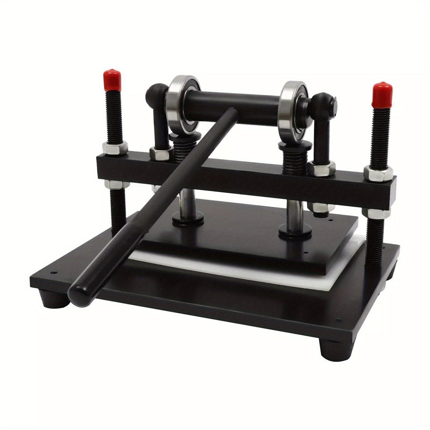 Handmatige Leren Snijmachine – Leer Snijder – Stoffen Snijmachine – Papier Snijder – Foam Snijmachine – 2 Ton Drukkracht – Instelbare Snijhoogte 4 cm – Zwart