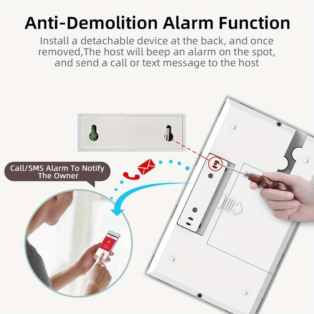 Alarmsysteem – Beveiligingssysteem – Inbraakalarm – Bewegingsmelder – Deur-/Raamsensor – Draadloos – Touchscreen – Wifi & 4G Connectiviteit – App-bediening – SMS Pushmeldingen – Compatibel met Alexa & Google Assistant