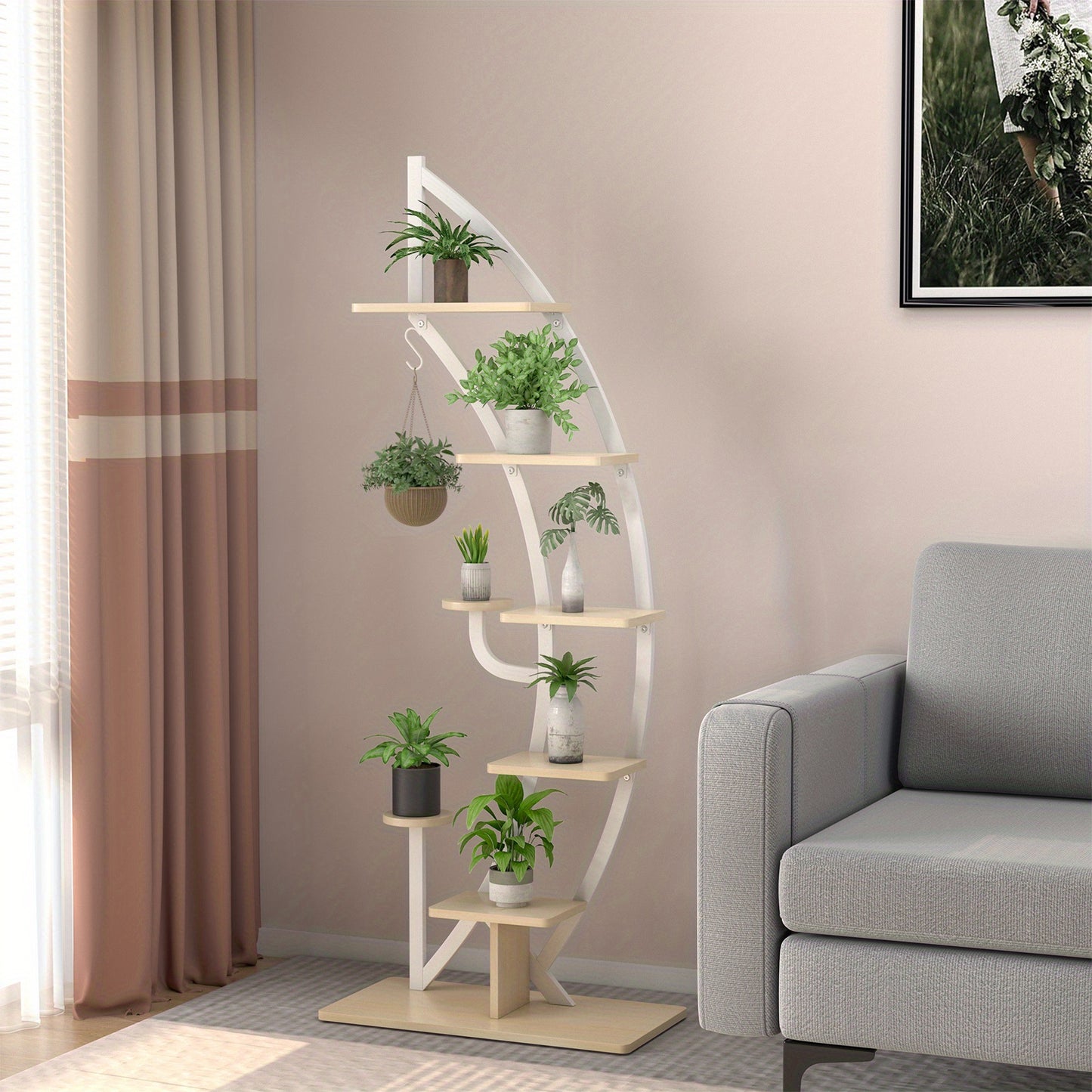 Metalen Eetkamerstoelen – Stoelen Set – Stapelbare Bistro Stoelen – Industrieel Design – Wit – Afneembare Rugleuning – Antislip Voetjes
