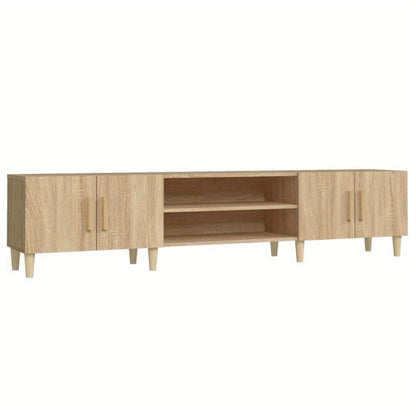TV-meubel – TV-kast – TV-meubelkast – TV-meubel hout – TV-dressoir – Sonoma eiken – Houtcomposiet MDF – 180x31,5x40 cm – Duurzaam en onderhoudsvriendelijk
