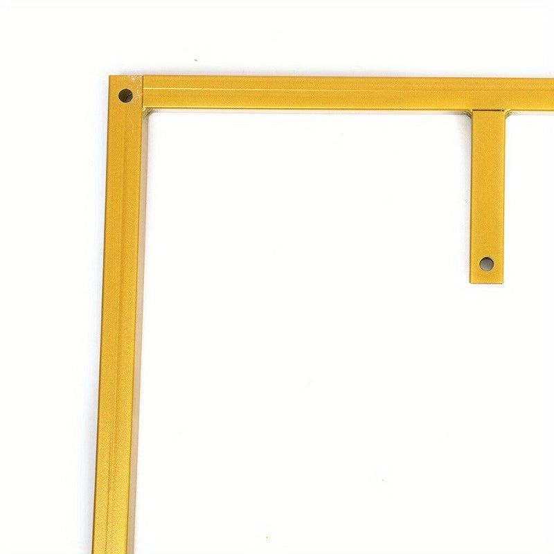 Metalen Kledingrek – Kledinghanger – Kledingstang – Garderoberek – Kledingstandaard – Gouden Kleur – Hoogte 190 cm – Stevig Metaal