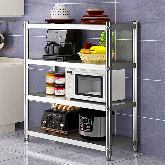 4 Tier Stainless Steel Shelf Commercial Catering Kitchen Shelves Storage Rack