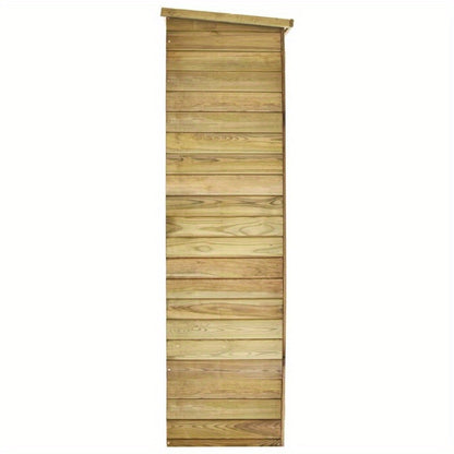 Tuinhuis – Tuinopslag – Tuinhok – Tuinkast – Tuinhuisje – Geïmpregneerd Grenenhout – Weerbestendig En Stevig – Afmeting 123x50x171 Cm – Bruin