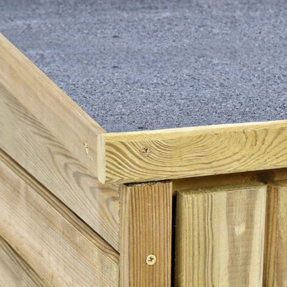 Tuinhuis – Tuinopslag – Tuinhok – Tuinkast – Tuinhuisje – Geïmpregneerd Grenenhout – Weerbestendig En Stevig – Afmeting 123x50x171 Cm – Bruin
