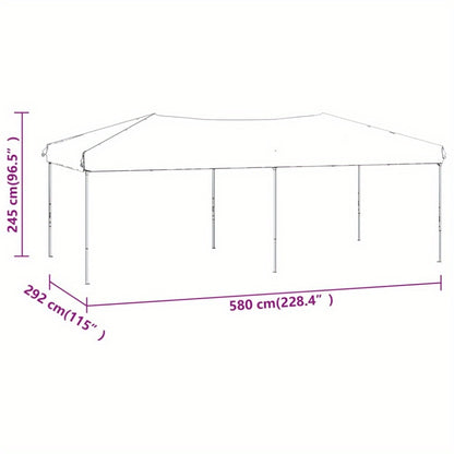 Partyzelt Faltbar Anthrazit 3x6m, Tente De Douche, Tente Douche Camping Portative, Event Shade Structure, Portable Camping Canopy, Pop Up Canopy, Portable Shelter, Anthracite Gray, Sleek Event Shelter, Quick Assembly Design,