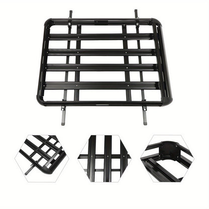 Dakmand SUV – Dakbak – Dakdrager – Bagagekorf – Opbergbak – Zwart – Verstelbaar 100-135 cm – Draagkracht 150 kg