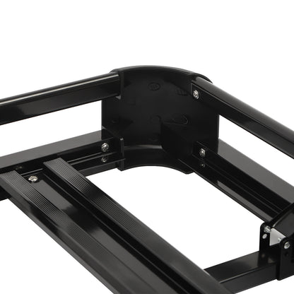 Dakmand SUV – Dakbak – Dakdrager – Bagagekorf – Opbergbak – Zwart – Verstelbaar 100-135 cm – Draagkracht 150 kg