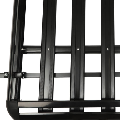 Dakmand SUV – Dakbak – Dakdrager – Bagagekorf – Opbergbak – Zwart – Verstelbaar 100-135 cm – Draagkracht 150 kg