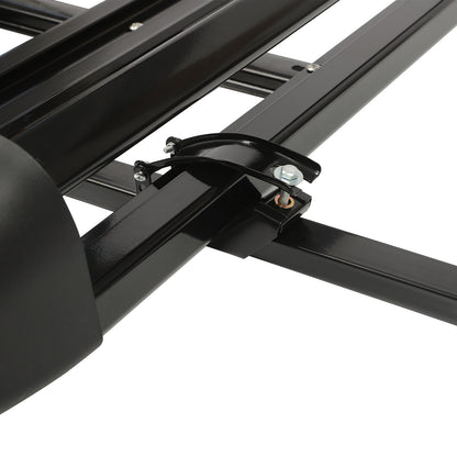 Dakmand SUV – Dakbak – Dakdrager – Bagagekorf – Opbergbak – Zwart – Verstelbaar 100-135 cm – Draagkracht 150 kg