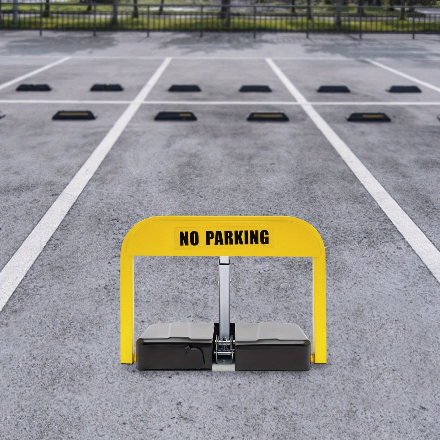 Wielklem – Parkeerbeveiliger – Auto Blokkering – Parkeerpaal – Parkeerplaats Slot – Aluminiumlegering – Afstandsbediening – Snelle Vergrendeling in 3 Seconden