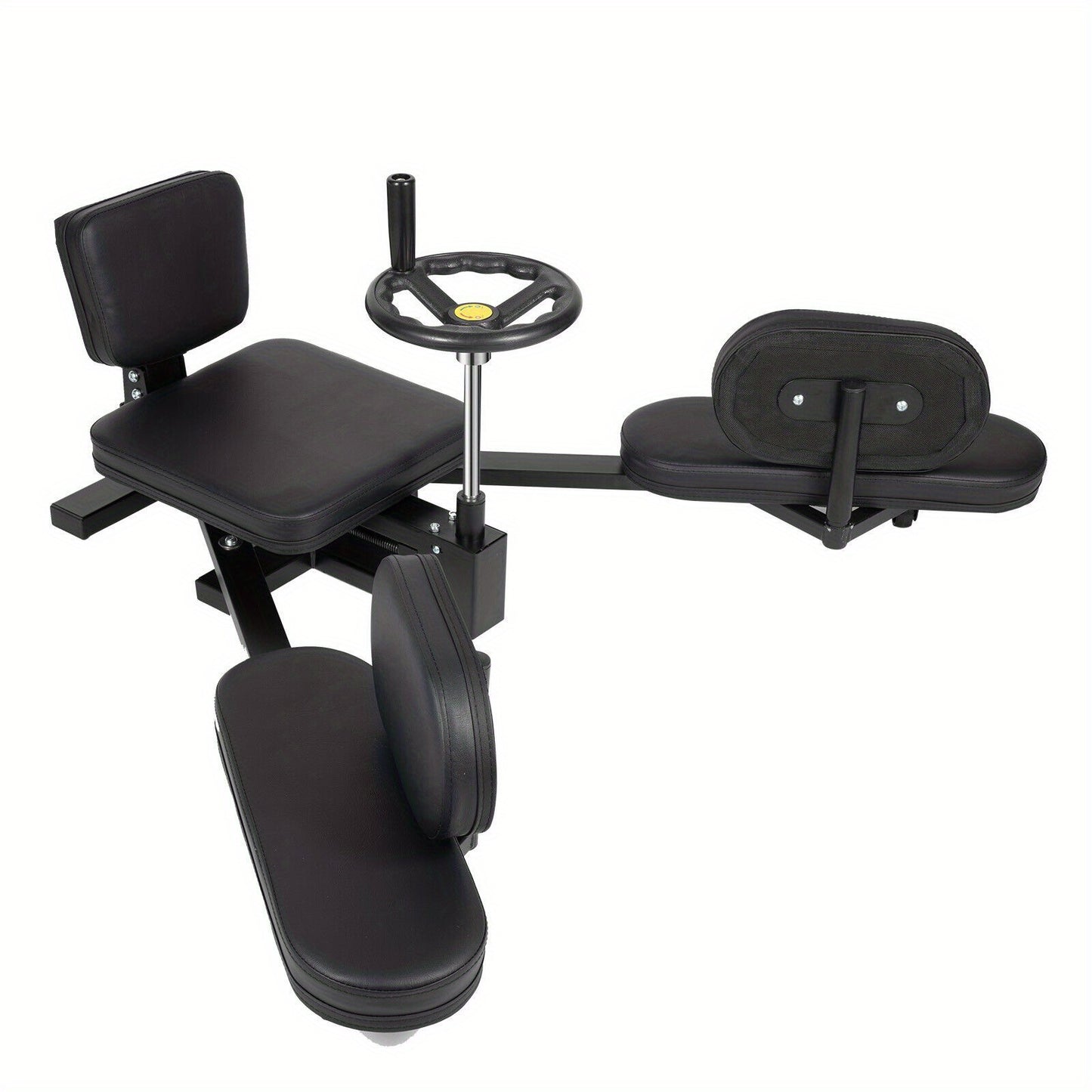 Spreidstandtrainer – Beenstretcher – Splitmachine – Flexibiliteitstrainer – Yoga rekker – Verstelbaar tot 200° – Ergonomisch met anti-slip basis – Zwart