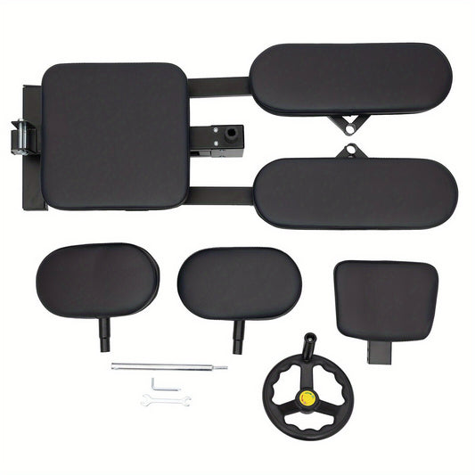Spreidstandtrainer – Beenstretcher – Splitmachine – Flexibiliteitstrainer – Yoga rekker – Verstelbaar tot 200° – Ergonomisch met anti-slip basis – Zwart