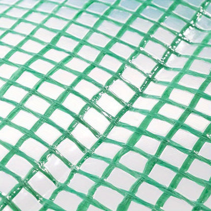Greenhouse Aluminium Foil Greenhouse for Outdoor 3 x 2 x 2m Greenhouse Kit with Tunnel Door and Windows for Garden Plant Growing, Green
