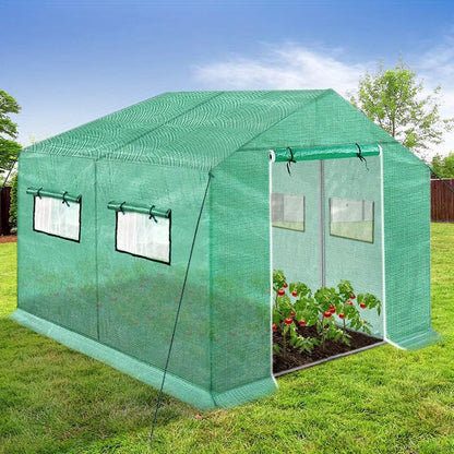 Kweekkas – Tuinkas – Broeikas – Serre – Foliekas – 3x2x2m – Gegalvaniseerd Stalen Frame – Isolerende UV-Beschermende Hoes