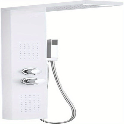 Douchescherm – Douchesysteem – Doucheaccessoires – Douche Set – Regendouche – Massagedouche – Waterval Douche – Handdouche – Aluminium Geborsteld – 4 Instelbare Functies