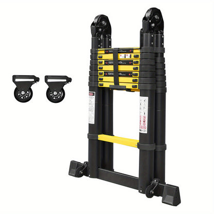 Telescopische Ladder – Telescoopladder – Vouwladder – Uitschuifladder – Multifunctionele Ladder – Aluminium – Max. Belastbaarheid 150 kg – Compact & Lichtgewicht