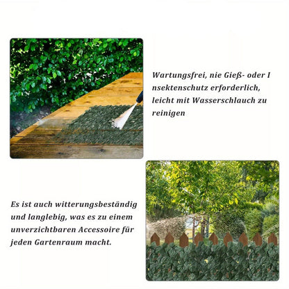 Kunsthaag – Kunstplant Heg – Kunst Klimop – Tuinscherm – Balkonscherm – 1x3 Meter – UV-bestendig Polyester – Onderhoudsvrij
