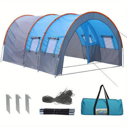Tent – Tunnel Tent – Kampeertent – Familietent – Groepstent – XXL Ruimte – Waterdicht 3000mm