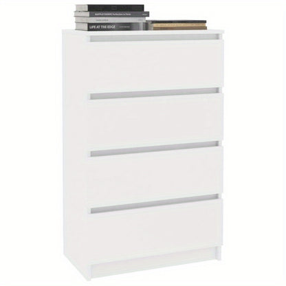 Dressoir – Buffetkast – Opbergkast – Ladekast – Woonkamerkast – Wit – Compact 60x35x98,5 cm – Gemaakt Van Hardhout