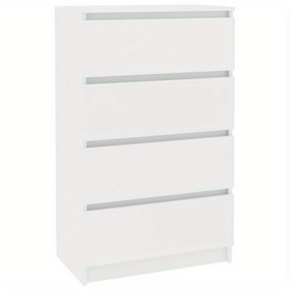 Dressoir – Buffetkast – Opbergkast – Ladekast – Woonkamerkast – Wit – Compact 60x35x98,5 cm – Gemaakt Van Hardhout