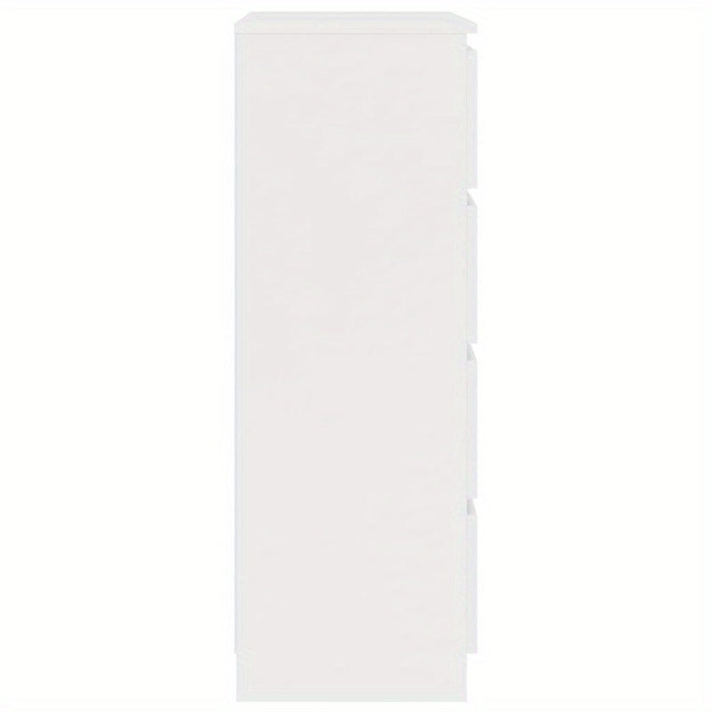 Dressoir – Buffetkast – Opbergkast – Ladekast – Woonkamerkast – Wit – Compact 60x35x98,5 cm – Gemaakt Van Hardhout