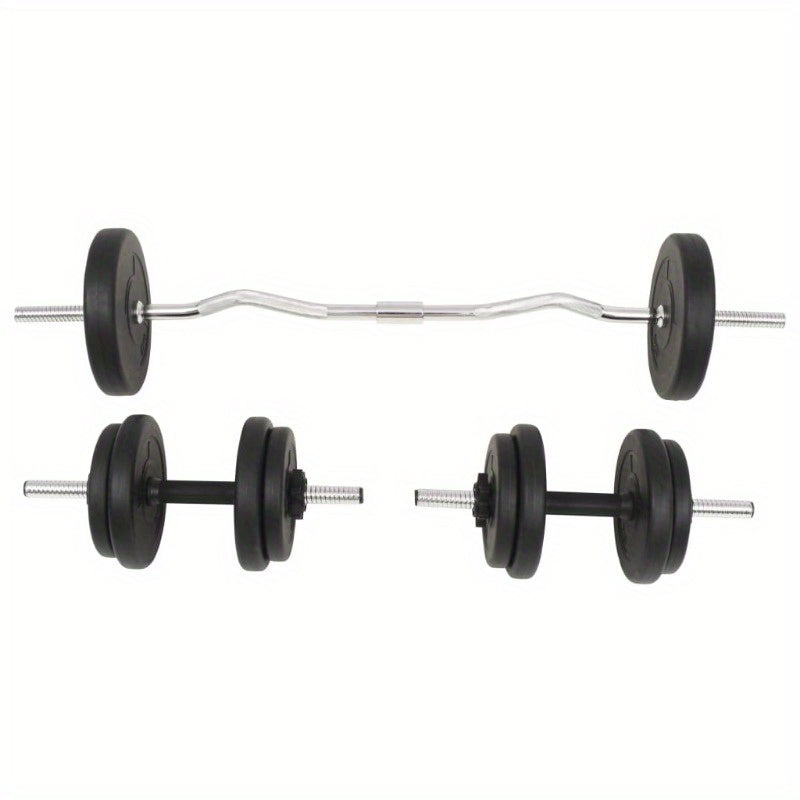 Halterset – Dumbbellset – Krachttraining Set – Fitness Gewichten – Spieropbouw Set – 30 kg Gewicht – Roestvrij Staal – Verstelbare Halters