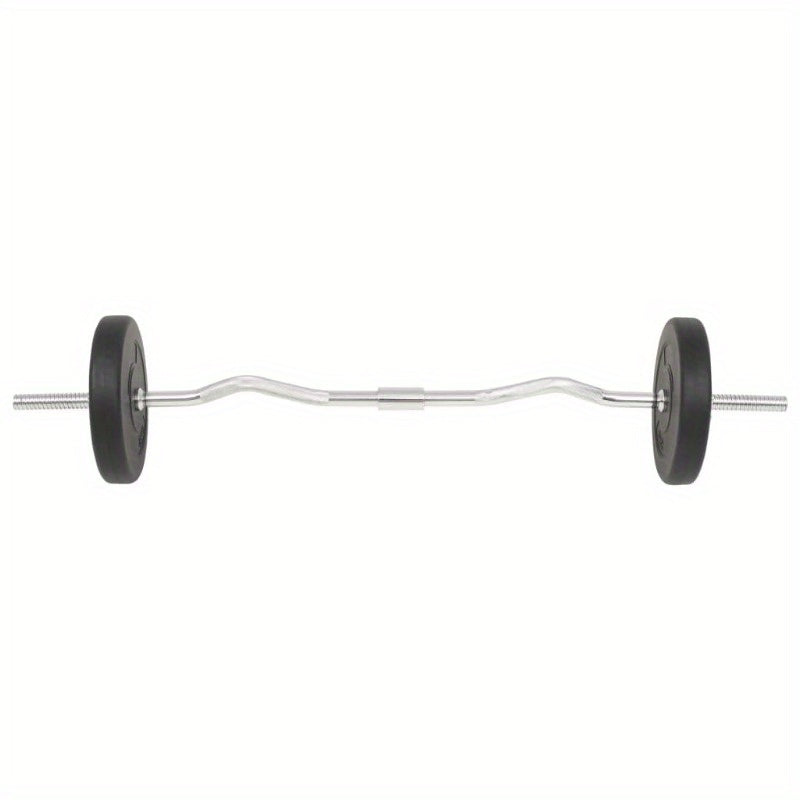 Barbellset – Dumbbellset – Halterset – Trainingsset – Gewichtenset – 30 kg totaalgewicht – Cementgewichten met plastic coating