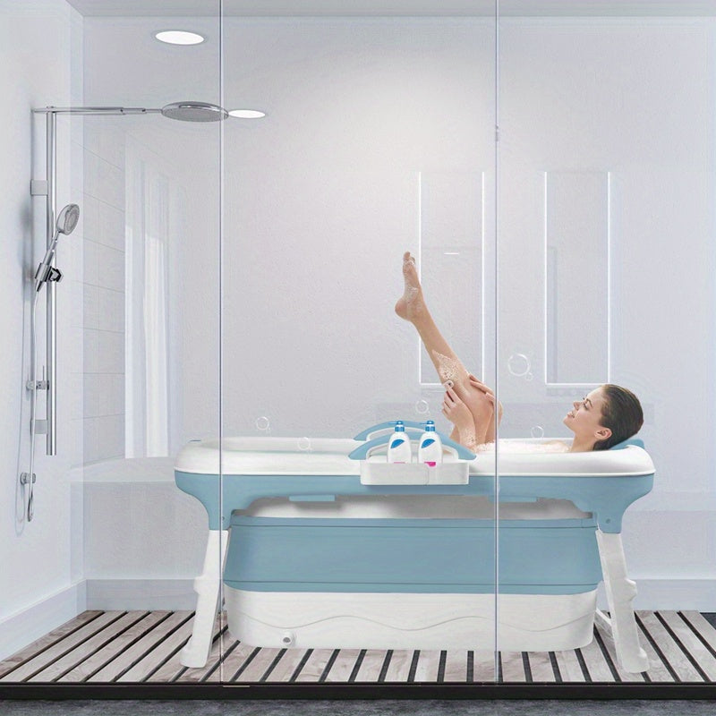 Opvouwbaar Bad – Inklapbaar Bad – Zitbad – Ligbad – Mobiel Bad – 112 x 62 x 52 cm – Ruimtebesparend & Duurzaam Materiaal