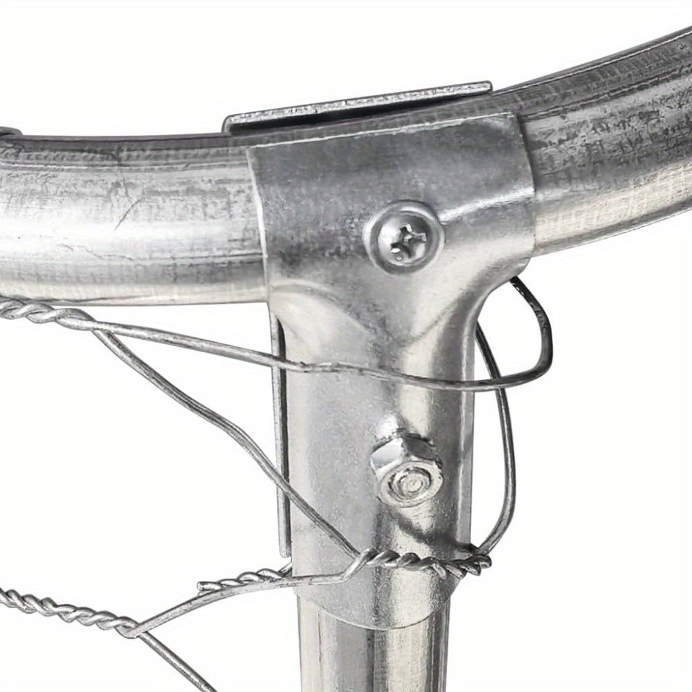 Hondenhok – Buitenren – Hondenkooi – Hondenhuis – Kennel – Robuust Metalen Frame – Waterbestendig Afneembaar Dak 200x200x150 cm