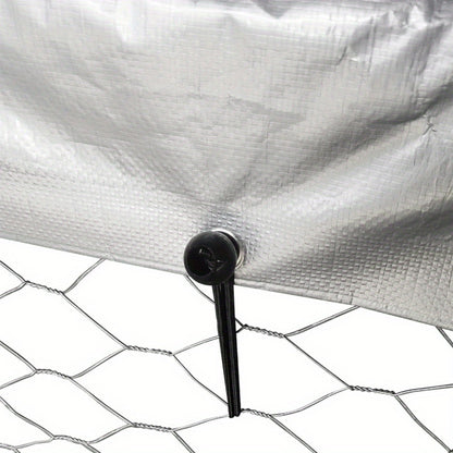 Hondenhok Buiten – Hondenhuis – Hondenkennel – Hondenhuisje – Hondenverblijf – Galvaniseerd Staal – 200 x 200 x 150 cm – Duurzaam & Verplaatsbaar