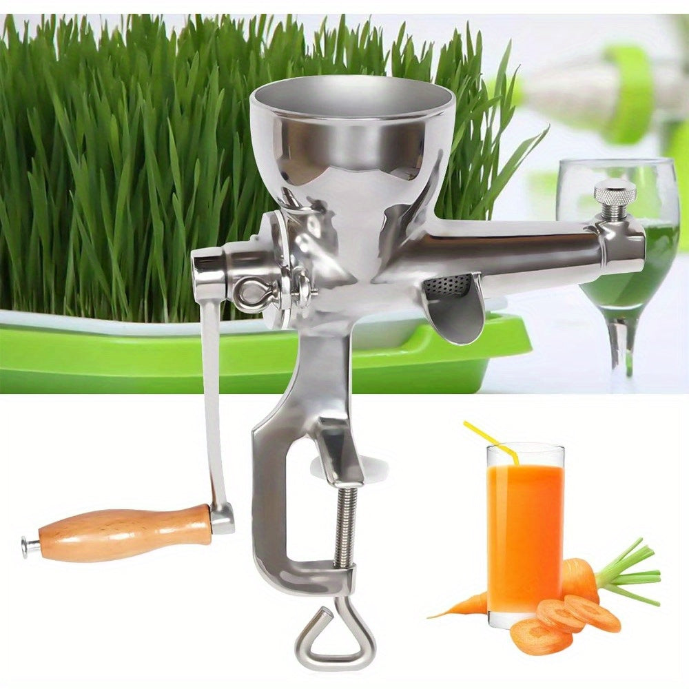 Handmatige Sapcentrifuge – Sapmaker – Juicer – Slow Juicer – Groentesap Pers – Roestvrij Staal – Energiezuinig