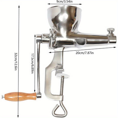 Handmatige Sapcentrifuge – Sapmaker – Juicer – Slow Juicer – Groentesap Pers – Roestvrij Staal – Energiezuinig