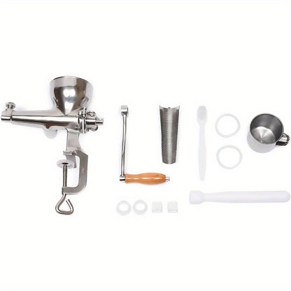 Handmatige Sapcentrifuge – Sapmaker – Juicer – Slow Juicer – Groentesap Pers – Roestvrij Staal – Energiezuinig