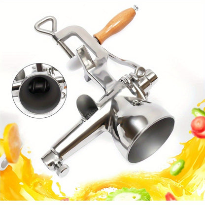 Handmatige Sapcentrifuge – Sapmaker – Juicer – Slow Juicer – Groentesap Pers – Roestvrij Staal – Energiezuinig