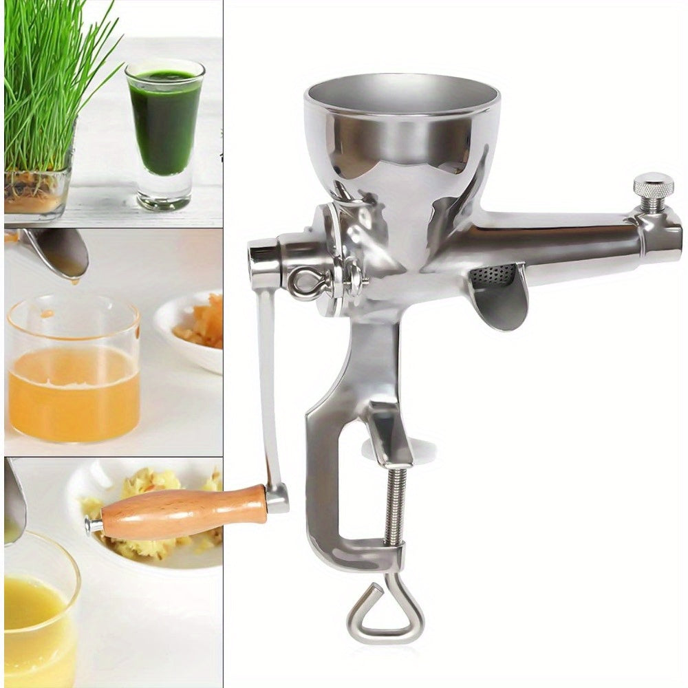 Handmatige Sapcentrifuge – Sapmaker – Juicer – Slow Juicer – Groentesap Pers – Roestvrij Staal – Energiezuinig