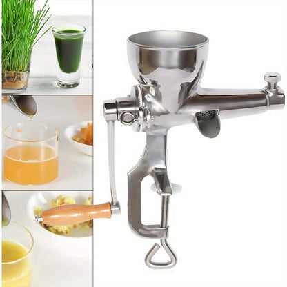 Handmatige Sapcentrifuge – Sapmaker – Juicer – Slow Juicer – Groentesap Pers – Roestvrij Staal – Energiezuinig