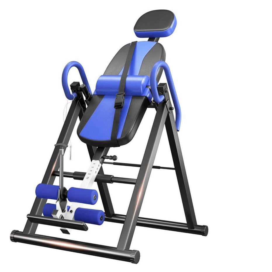 Foldable Gravity Inversion Table Home Fitness Indoor Back Spine Exercise Relief